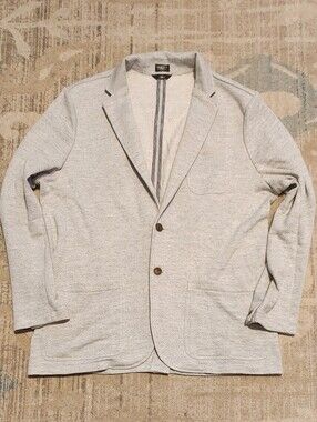 Men Faherty Inlet Blazer. Heather Gray. Size XL.